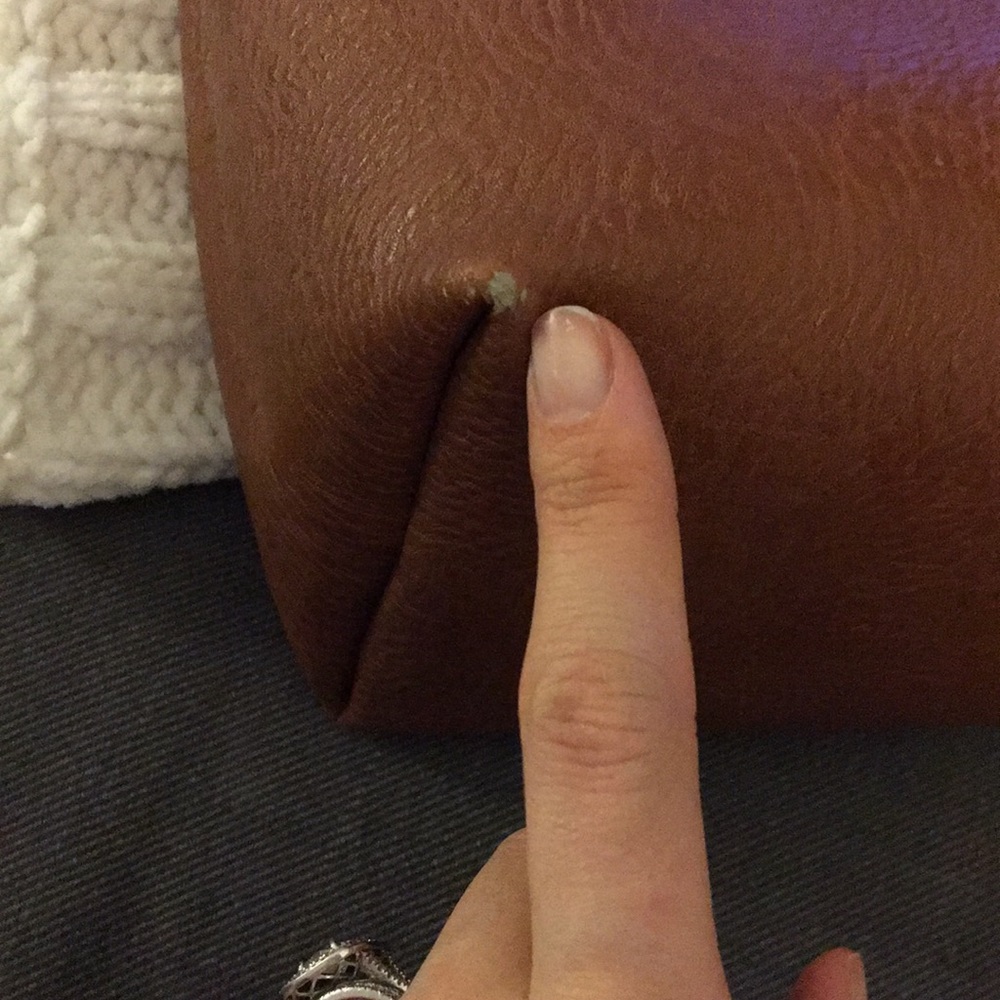 Reversible black and brown bag from Nordstrom